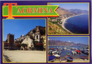 Cartolina Taormina (35109/F) Kina Italia